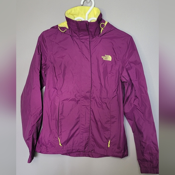 The North Face Jackets & Blazers - The North Face Women's Plum and Yellow Windbreaker Jacket XS